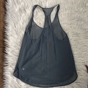 Light gray/blue mesh lululemon